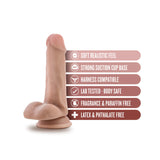 Dr. Skin Dr. Jeffrey 6.5 Inch Long Dildo - Vanilla