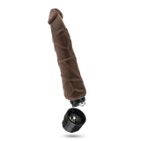 Dr. Skin Cock Vibe 1 Realistic Chocolate 9-Inch Long Vibrating Dildo