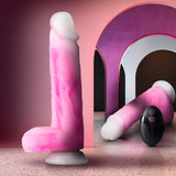 Neo Elite Roxy Pink 8.5-Inch Long Vibrating Dildo