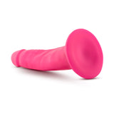 Neo Realistic Neon Pink 6-Inch Long Dildo