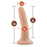 Dr. Skin Silicone Dr. Lucas Realistic Vanilla 5.5-Inch Long Dildo