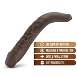 Dr. Skin Chocolate 16-Inch Long Dildo