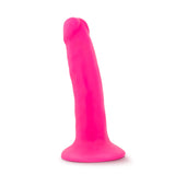 Neo Realistic Neon Pink 6-Inch Long Dildo