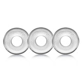 Oxballs Ringer Donut Cockring 3 Pack Clear