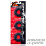 Oxballs Ringer Donut Cockring 3 Pack Night Edition