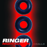 Oxballs Ringer Donut Cockring 3 Pack Night Edition