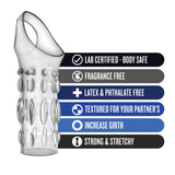 Performance Clear Stretchy Studded Penis Sleeve Ring