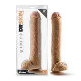 Dr. Skin Dr. Michael 14 Inch Long Dildo - Tan