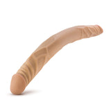 B Yours Double Dildo 14in - Caramel