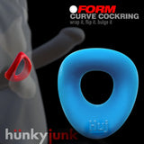 Hunkyjunk Form Surround Cock Ring - Tar Ice