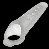 Oxballs Snake Deep-Reacher Silicone Cocksheath - Clear