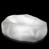 Hunkyjunk Fractal Tactile Cockring - Clear Ice