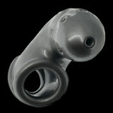 Oxballs Airlock Air-Lite Vented Silicone Chastity - Steel