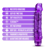 Blush B Yours Vibe 6 Realistic Purple 8.5-Inch Long Vibrating Dildo