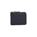 COMME DES GARÇONS NAVY BLUE MEDIUM ZIP WALLET