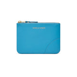 COMME DES GARÇONS EMBOSSED FOREST POUCH WALLET BLUE