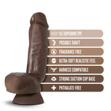 Dr. Skin Plus Realistic Chocolate 8.5-Inch Long Dildo