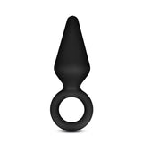 Anal Adventures Platinum Loop Black 3-Inch Anal Plug