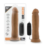 Dr. Skin Dr. Throb Realistic Mocha 9.5-Inch Vibrating Dildo