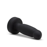 Anal Adventures Platinum Curved Black 5.75-Inch Vibrating Anal Plug