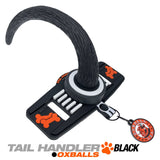 Oxballs Tail Handler Belt Strap Silicone Tail - Black