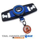 Oxballs Tail Handler Belt Strap Silicone Tail - Blue