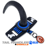 Oxballs Tail Handler Belt Strap Silicone Tail - Blue