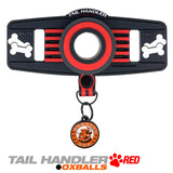 Oxballs Tail Handler Belt Strap Silicone Tail - Red