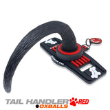 Oxballs Tail Handler Belt Strap Silicone Tail - Red