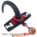 Oxballs Tail Handler Belt Strap Silicone Tail - Red