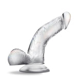 B Yours Diamond Sparkle Realistic P-Spot Clear 6.5-Inch Long Dildo