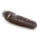 Dr. Skin Cock Vibe 14 Realistic Chocolate 8.25-Inch Long Vibrating Dildo