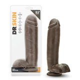 Dr. Skin Mr. Mister Realistic Chocolate 11-Inch Long Dildo