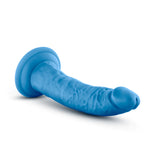 Neon Blue 7.5-Inch Long Dildo
