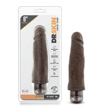 Dr. Skin Cock Vibe 14 Realistic Chocolate 8.25-Inch Long Vibrating Dildo