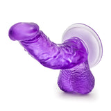 B Yours Sweet N' Hard 8 Realistic Curved Purple 6.5-Inch Long Dildo