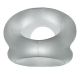 Oxballs Tri Squeeze Silicone Blend 3 Ring Ballstretching Sling - Clear