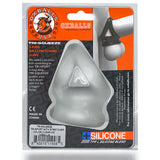 Oxballs Tri Squeeze Silicone Blend 3 Ring Ballstretching Sling - Clear