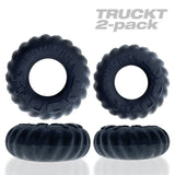 Oxballs Truckt Cock Ring (2 Pack) - Night Edition