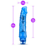 Blush B Yours Vibe 6 Realistic Blue 8.5-Inch Long Vibrating Dildo