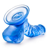 B Yours Sweet N' Hard 8 Realistic Curved Blue 6.5-Inch Long Dildo