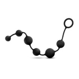 Anal Adventures Platinum Black 16-Inch Anal Beads