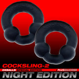 Oxballs Ultraballs Cockring Set 2 Each Per Set Night Edition