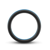 Performance Pro: Blue & Black Penis Ring