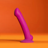 Avant Ergo Mini Violet D9 Artisan 7 Inch Thin Dildo with Suction Cup Base