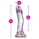 Neo Elite Glow in the Dark Silicone Hanky Panky Dildo 7.5in