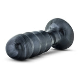 Jet Bruiser Carbon Metallic Black 7.5-Inch Anal Plug With Suction Cup Base