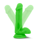 Neo Realistic Neon Green 6-Inch Long Dildo
