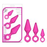 Luxe Candy Rimmer Kit Fuchsia Anal Plug With Handle