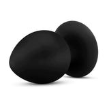 Anal Adventures Platinum Stout Black 3.75-Inch Anal Plug